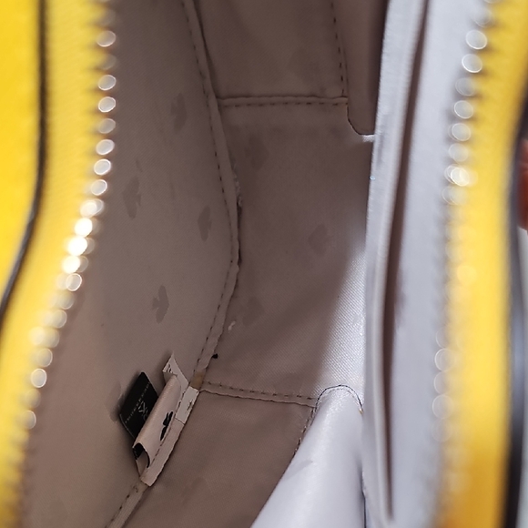 Kate Spade Heart-Shaped Yellow Mini Bag - Picture 7 of 9